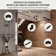 LIGWI Articulated Link Rail Connectors for Magnetic Track Lighting - 3