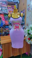 Ladies Night Gown with Hair Bonnet - 3