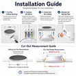 ESCLIGHTING 5W COB LED Downlight - CRI 90 - 5