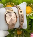 Casio Stainless Steel Quartz Watch & Bracelet Set - 2