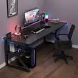 Office Studio Study Desk with Bookshelf - 1
