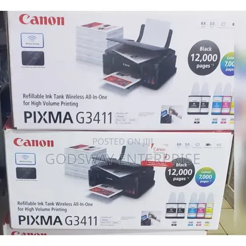 Canon PIXMA G3411 All-in-One Ecotank Printer - 1