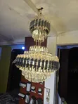 Black and Gold Crystal Chandeliers Lights - 3