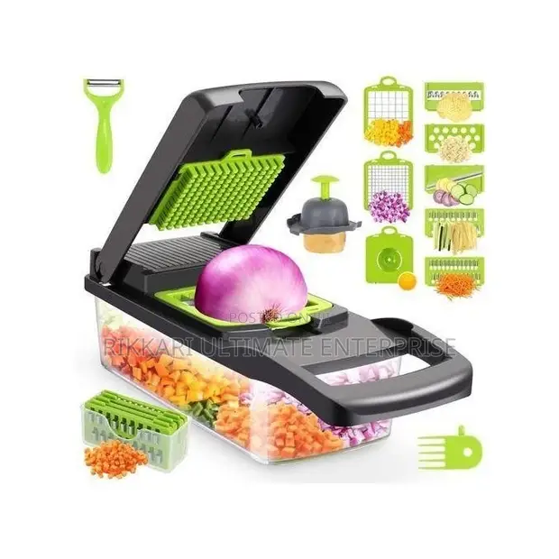 Manual Vegetable Slicer with Graters & Peeler - 1