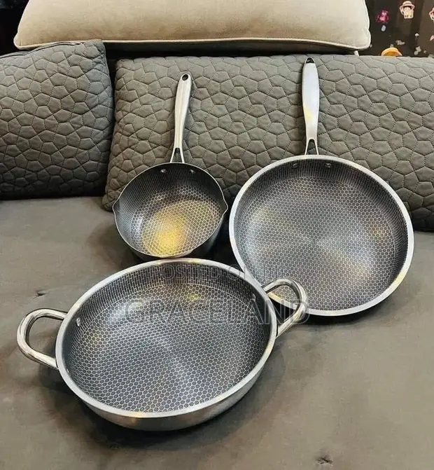 Original 3-in-1 Non-Stick Frying Pan Set - 1