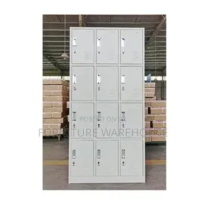 12-Compartment Steel Locker Cabinet