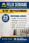 Plaster Board Ceiling & Partitioning Service - Accra - 2