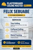 Plaster Board Ceiling & Partitioning Service - Accra - 3