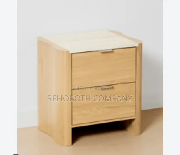 Anko Hazel 2 Drawer Bedside Table - 1