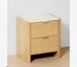 Anko Hazel 2 Drawer Bedside Table - 1