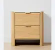 Anko Hazel 2 Drawer Bedside Table - 2