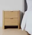 Anko Hazel 2 Drawer Bedside Table - 3