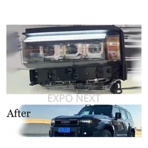 Toyota Prado LC250 2024-2025 LED Three Lens Plug and Play Headlight