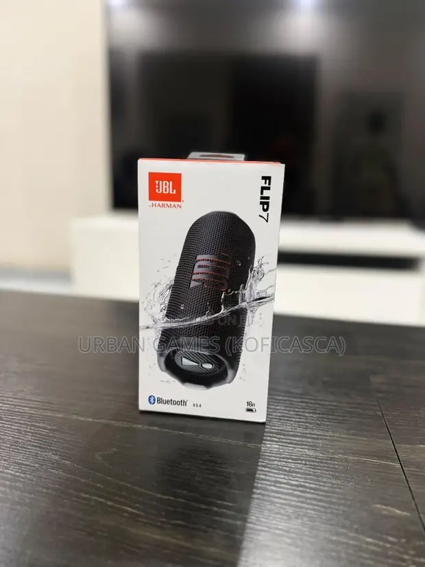 JBL Flip 7 Portable Bluetooth Speaker - Black - 1