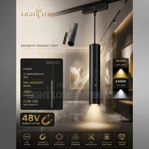 Magnetic Pendant Track Light - 10W LED Spotlight