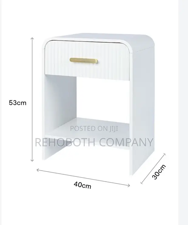 Anko Luna 2 Drawer Beside Table - 1
