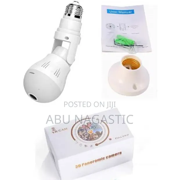 Rotating Bulb CCTV Camera 1080p WiFi - 1