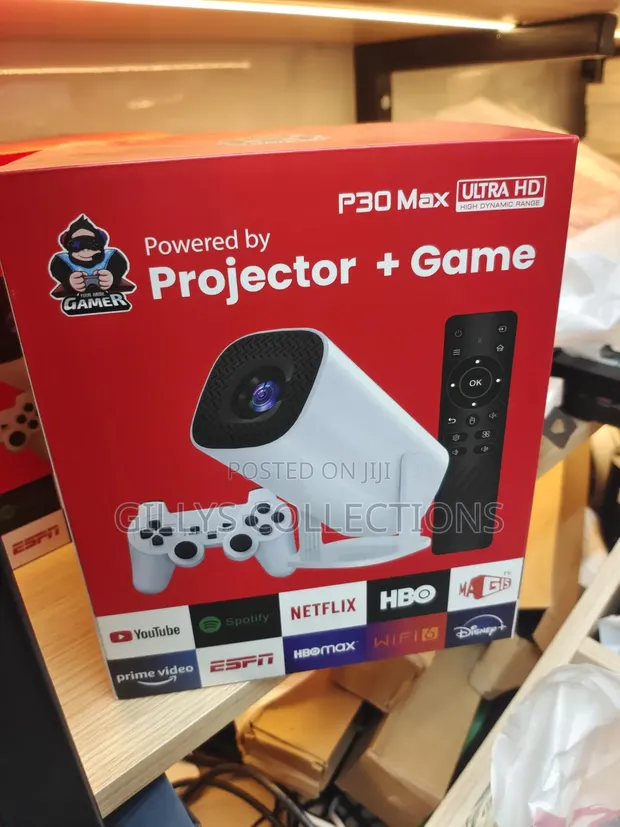 Ailyons P30 Max Android 4K Projector with Game Console - 1