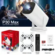 Ailyons P30 Max Android 4K Projector with Game Console - 2