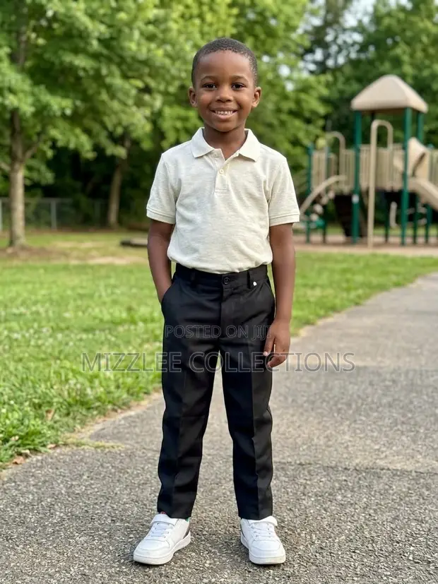 NEXT Boys' Black Trousers (3-12 Years) - 1