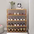 Foldable Bamboo Shoe Rack - 1
