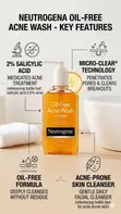 Neutrogena Oil-Free Acne Wash - 9.1 Fl Oz - 2