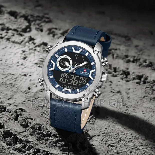 Naviforce Double Time Men's Luxury Wrist Watch - 1