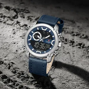 Naviforce Double Time Men's Luxury Wrist Watch
