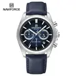 Naviforce Men's Leather Strap Watch - 1