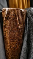 Premium Antique Brown Leather Upholstery Material - 1
