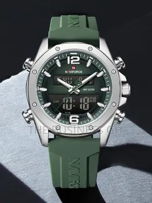Naviforce Silicone Strap Watch for Men