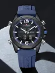Naviforce Silicone Strap Watch for Men - 5