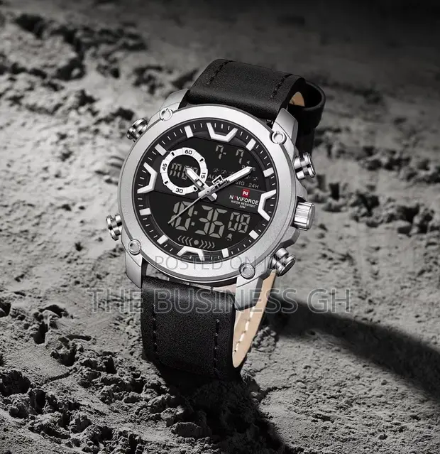 Naviforce Leather Watch for Men - 1