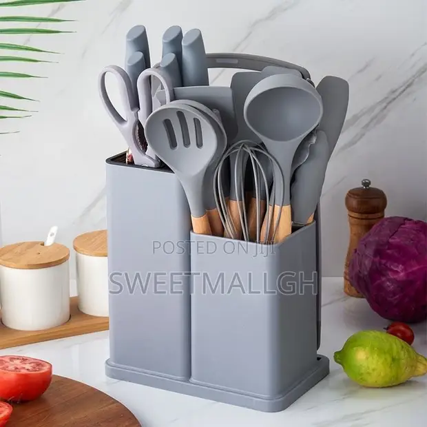 Brand New Kitchen Knife Set - Gray - 1