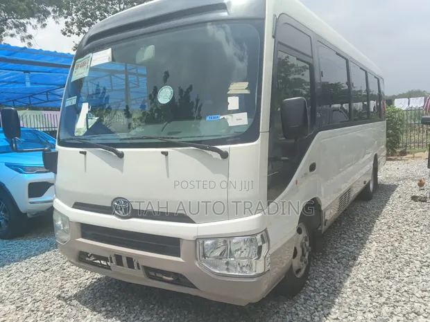 Toyota Coaster 2017 White - 1