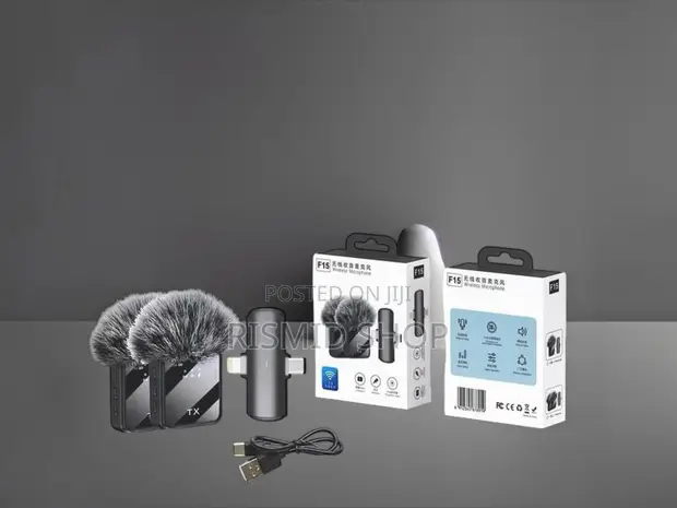 F15-2 Professional Wireless Lavalier Microphone - 1