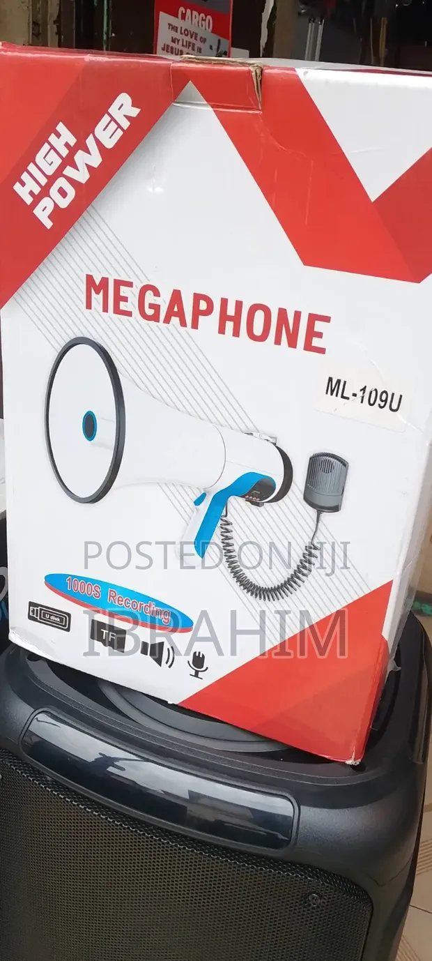 Megaphone Alarm with 1000s Recording - 1