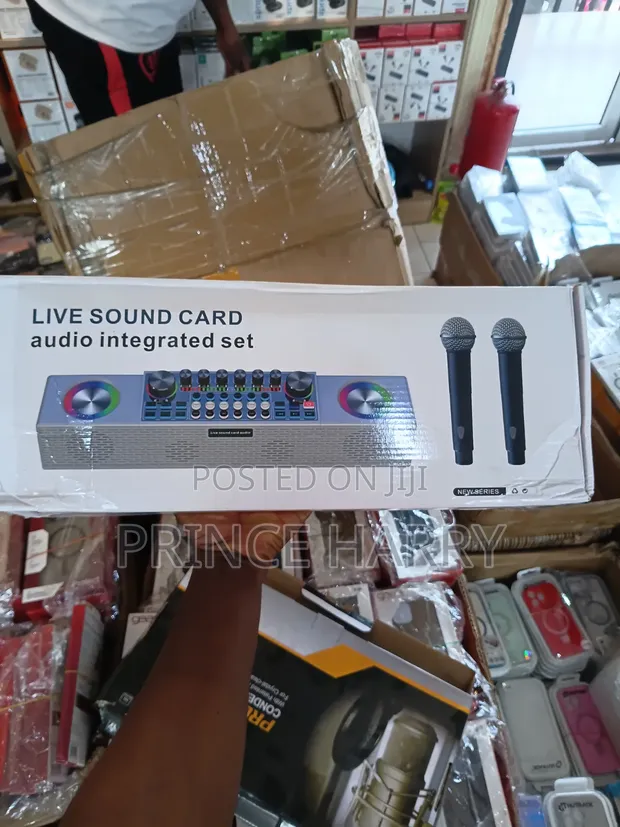 Professional Live Sound Card Audio Mixer - 1