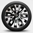 Toyota Wheel Cover - Black & Silver Two-Tone - 1