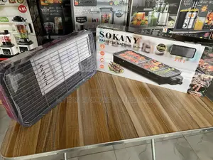 SOKANY 2-in-1 Electric Barbecue Grill Machine - 1500W