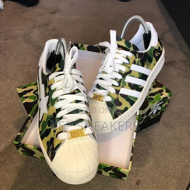 BAPE x Adidas Superstar 80s 'ABC Camo' - 1