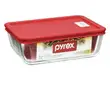 Pyrex 1.5L Glass Bowl with Plastic Lid - 1
