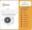 Goldstar Air Conditioner 2.5HP R410 - 2
