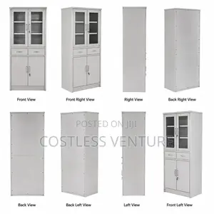 Ingot Stainless Steel 4-Door, 2-Drawer Instrument Cabinet