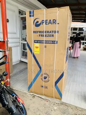 Pearl 421L Bottom Freezer Refrigerator with Dispenser - PF-613MDIXWD-1A