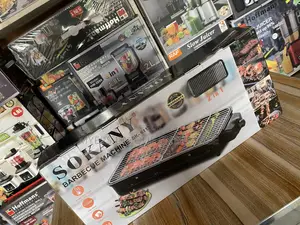 SOKANY 2-in-1 Non-Stick Electric Barbecue Grill - 1500W
