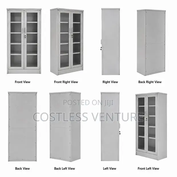 Ingot Stainless Steel Double Door Instrument Cabinet - 1