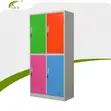 Multi-Colored 4-Door Metal Locker Cabinet - 1
