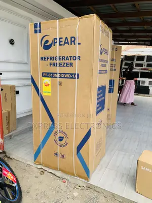 Pearl 421L Bottom Freezer Refrigerator with Dispenser - PF-613MDIXWD-1A