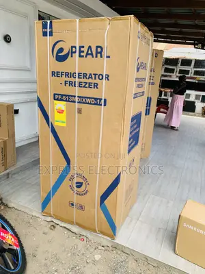 Pearl 421L Bottom Freezer Refrigerator with Dispenser - PF-613MDIXWD-1A